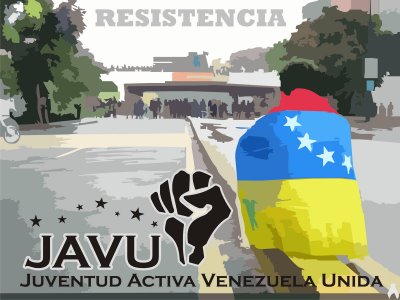 ملصق لتنظيم رابطة أنصار فريق كرة القدم الفنزويلي